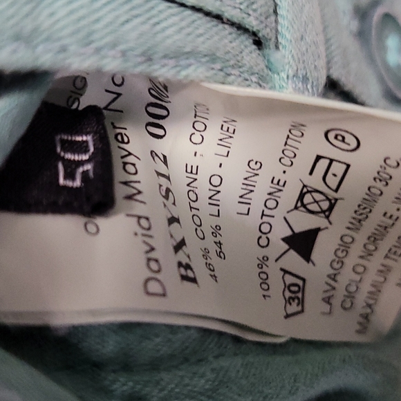 David Mayer Naman Linen Bermuda Shorts - Picture 7 of 10